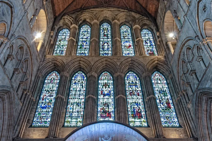stained glass window