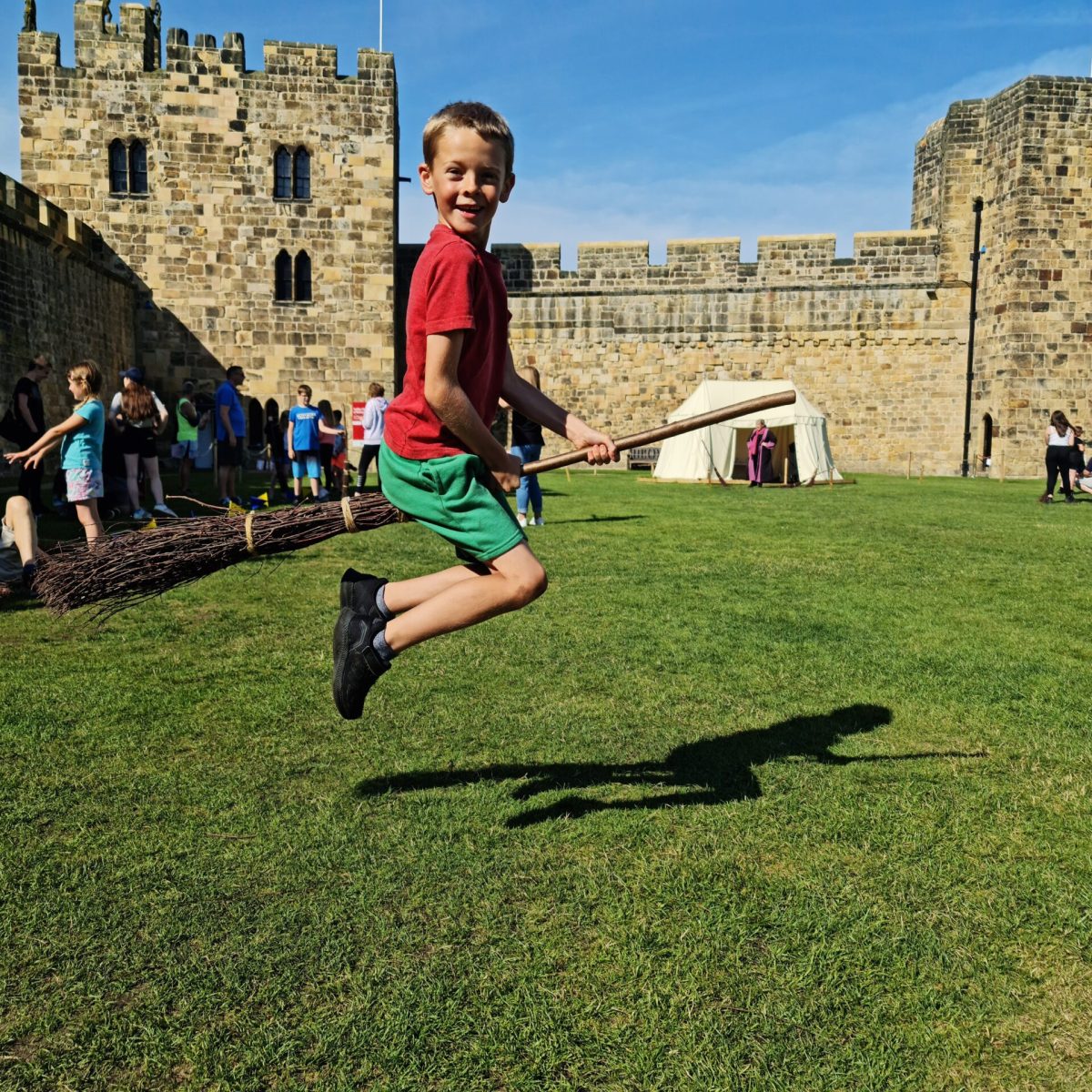 broomstick flying photo